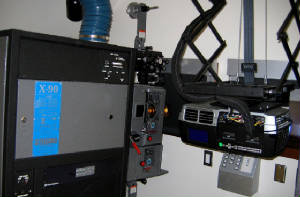 Duel System of DLP and 35mm Projectors
